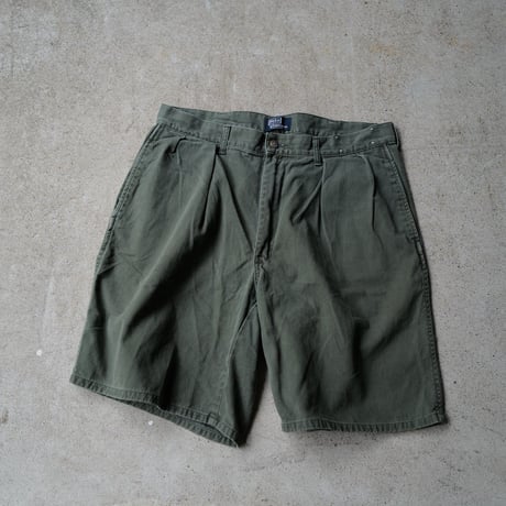 [W34] POLO CHINO SHORTS 2tuck_80-90s vintage_no.2