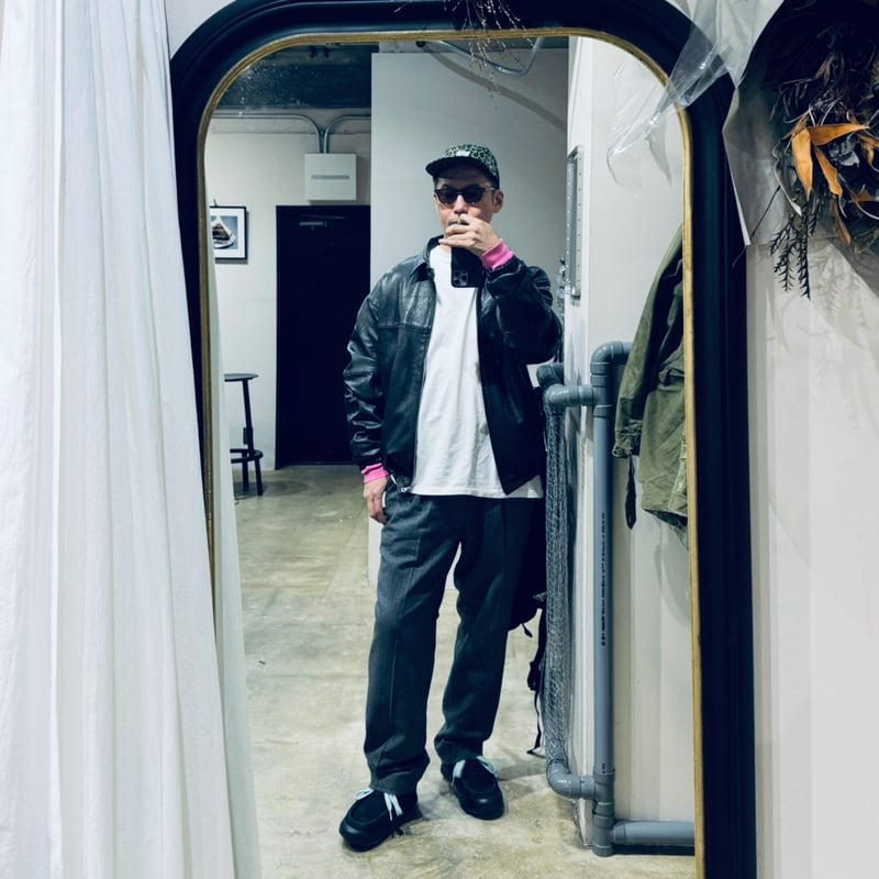 3月末お届け予定分_Fragments of Vintage Leather_Zip-up J