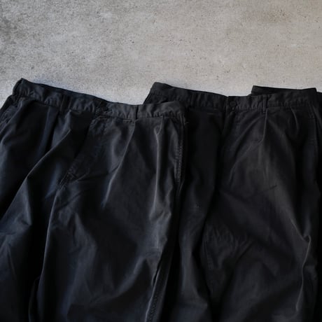 [W34 L30] Super Black_VINTAGE POLO Gurkha 2tuck Pants_no.13