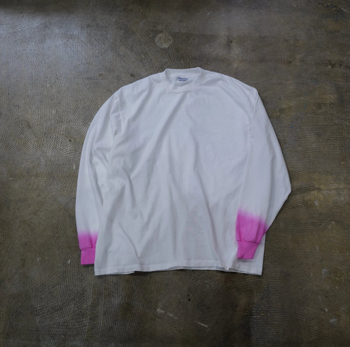 anytee classics] Pink Dyed Long Tee | anytee