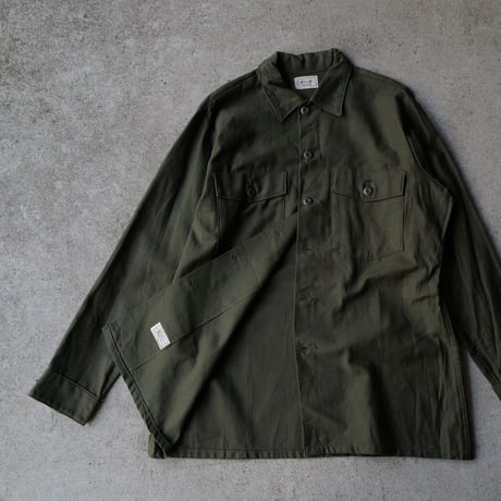 ［XL (16 1/2)］USARMY Olive Green Shirts_deadstock_no.14