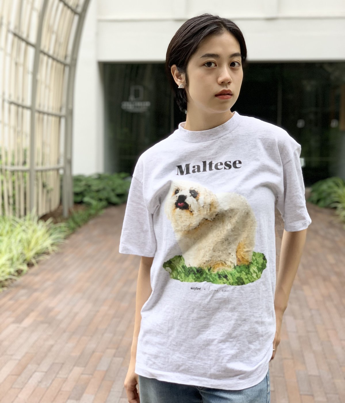 90s vintage USA製 アニマル 犬 Dog Tシャツ オニータ DOG TEE/ONEITA body M & L/anytee original | anytee