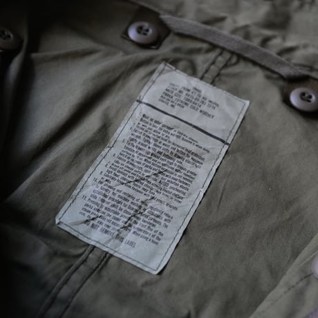 ポップアップ先行［L］m65 parka_plastic zipper model_no.21