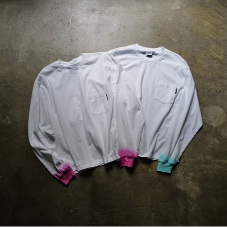 [anytee classics] Dip Dyed Pocket Long Tee