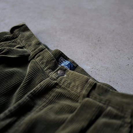 [W33 L30] VINTAGE POLO CORDUROY 2tuck PANTS_no.3