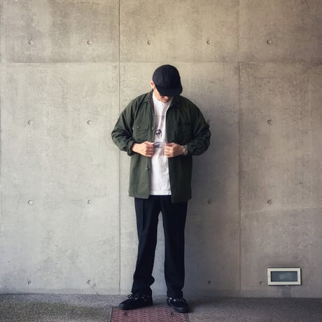［16 (1/2) / XL fit］USARMY Olive Green Shirts