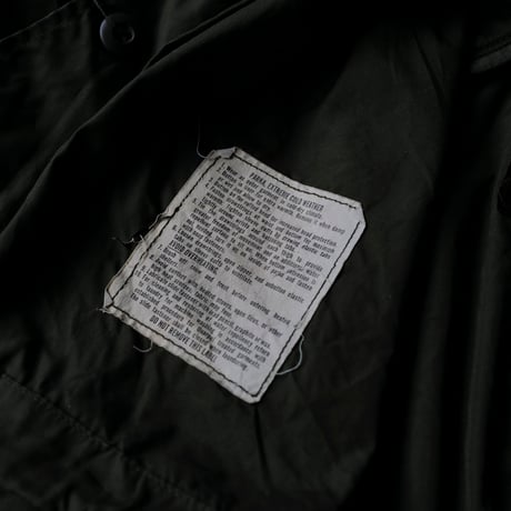 ［M］m65 parka_mini tag model_deadstock_no.140