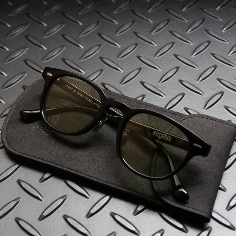anytee classics] Celluloid Eyegear_Black×Brown