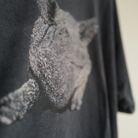 ［XXL］Pig Black Tee