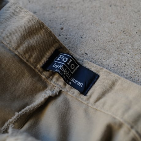 [W36 L30] VINTAGE POLO Gurkha Pants_Military Color_no.10