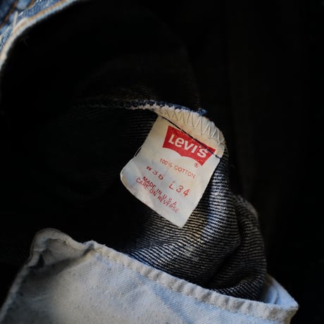 [W35 L34] Levi's 505_GALACTIC WASH_80s_no.5