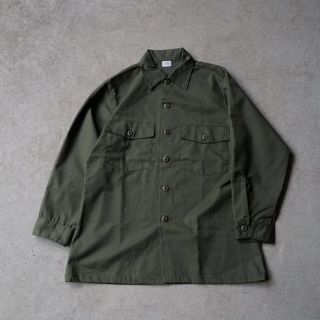 ［L (15 1/2)］USARMY Olive Green Shirts_deadstock_no.11