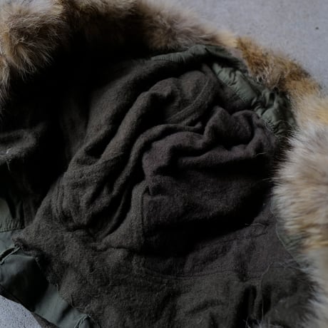 ［Free size］m51_coyote fur hood_no.1