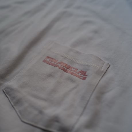 ［anytee classics］Financial Independent Pocket tee