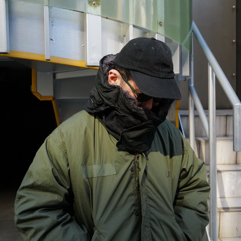 Anytee 後染めブラックm65 hood_deadstock フード Anytee 後染めブラックm65 hood_deadstock フード Super Black