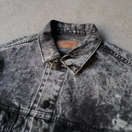 ［L］Levi's Denim Jacet Acid Wash Black