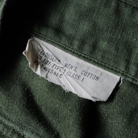 ［34×30］USARMY OG-107 Trousers_First model_no.5