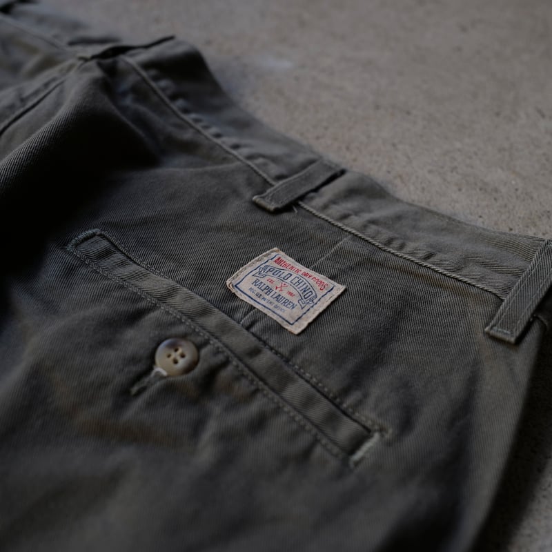 W38 L30] VINTAGE POLO CHINO 2tuck Pants_no.8 |