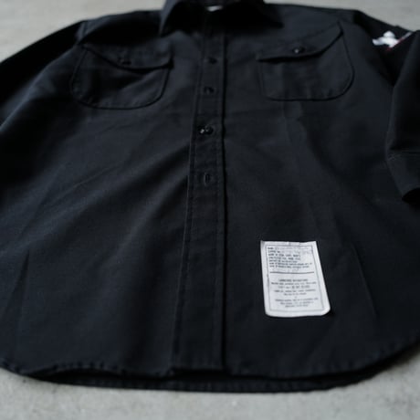 ［16 1/2 XL fit］U.S.NAVY Black Shirt_deadstock_no.16