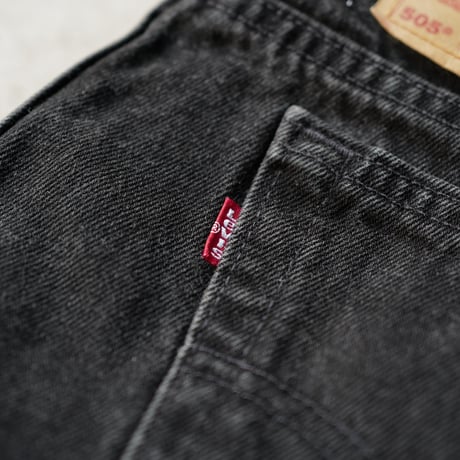 ［W36 L30］Levi's 505_Sulfur Black_no.3