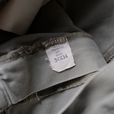 ［W35 L30］VINTAGE POLO CHINO 2tuck PANTS_Military Olive_no.1