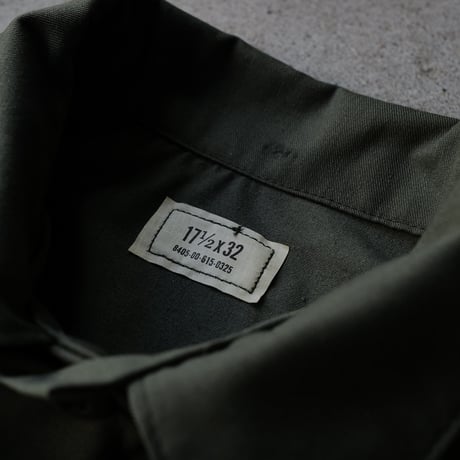 ［17 1/2 XXL fit］USARMY Olive Green "BIG" Shirt_deadstock_no.13