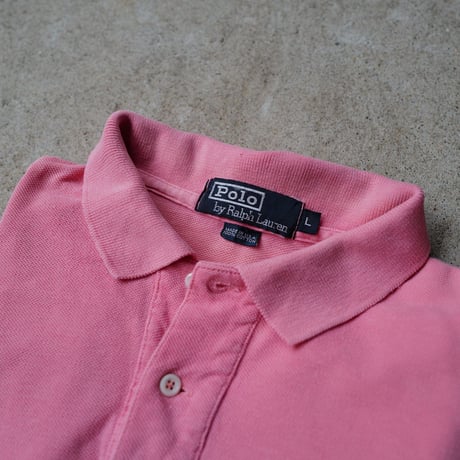 ［L］POLO SHIRT_MADE IN USA_80-90s vintage_no.9