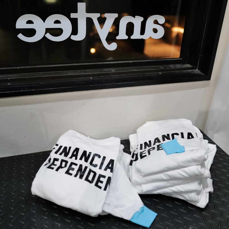 anytee classics] Financial Independent Tee_Whi