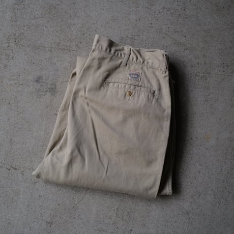 [W34 L32] POLO CHINO 2tuck_MADE IN USA_80-90s vintage_no.5