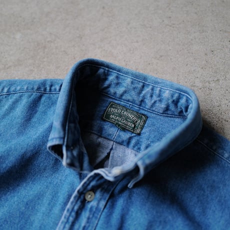 ［L］POLO COUNTRY Denim SHIRTS_80-90s vintage