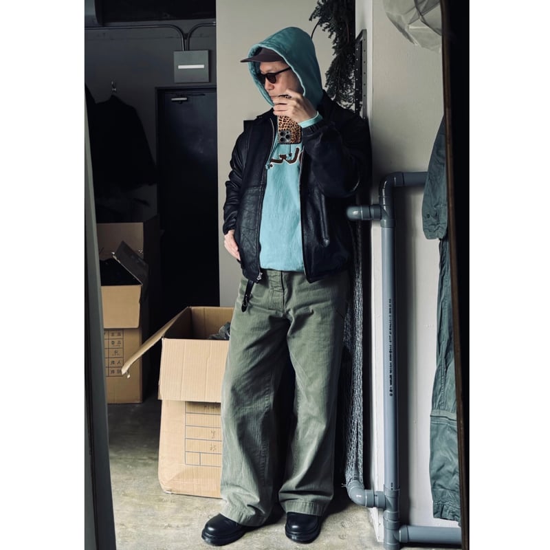 5月末お届け予定分 [anytee classics] Military Wide Trou