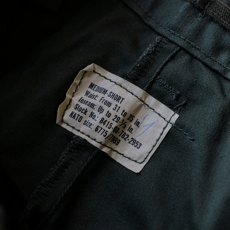 ［M-Short］USARMY M-65 Trousers_deadstock_no.07