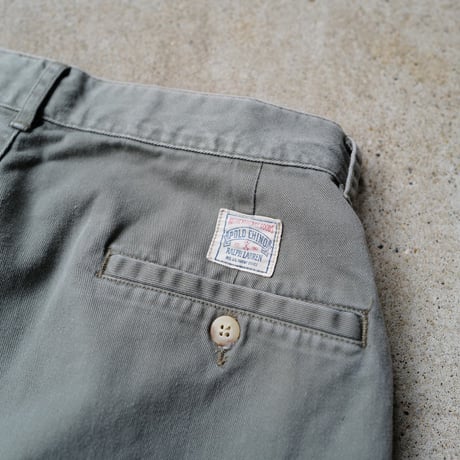 [W32] POLO CHINO SHORTS 2tuck_90s vintage_no.4