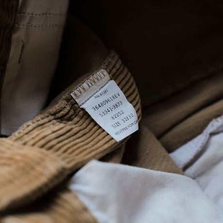 [W32 L31] VINTAGE POLO CORDUROY 2tuck PANTS_no.2