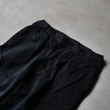 [W35 L30] Super Black_VINTAGE POLO CHINO 2tuck Pants_no.1