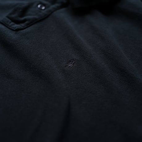 ［XL］Super Black_VINTAGE POLO SHIRT_made in USA_no.06