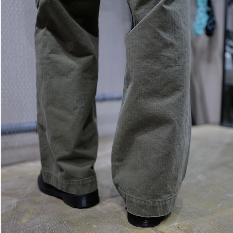 5月末お届け予定分 [anytee classics] Military Wide Trou