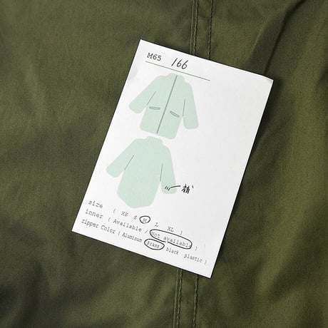 ［M］m65 parka_NATO model_no.166