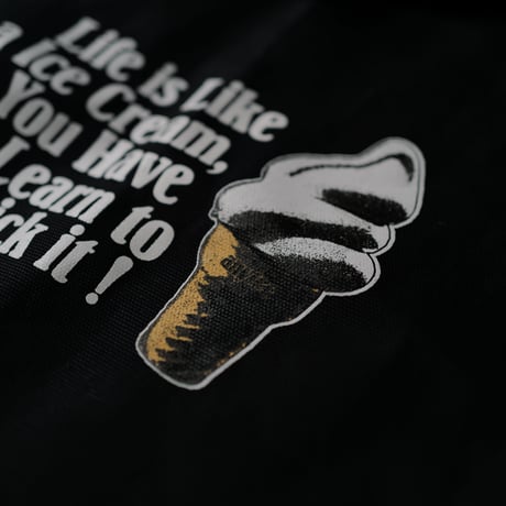 [anytee classics] Ice Cream Tote Bag_Black body