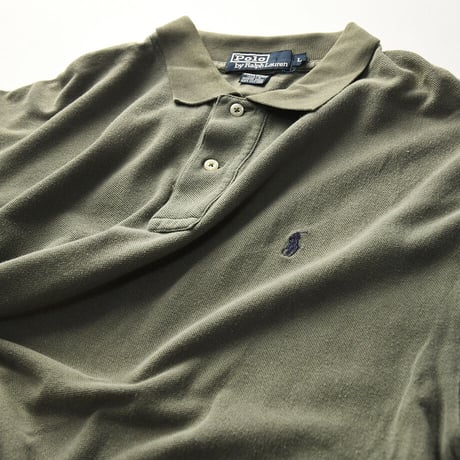 ［L］POLO SHIRT_MADE IN USA_80-90s vintage_no.17