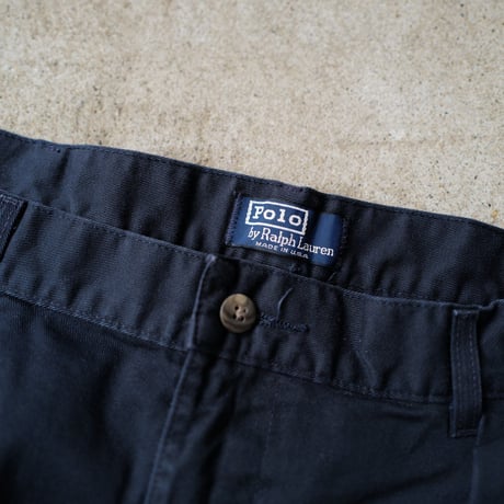 [W38] POLO CHINO SHORTS 2tuck_80-90s vintage_no.23