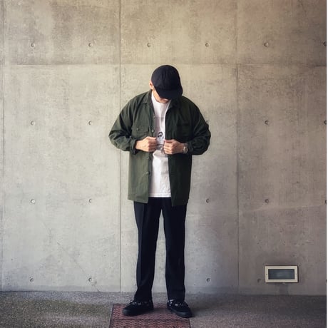 ［16 (1/2) / XL fit］USARMY Olive Green Shirts