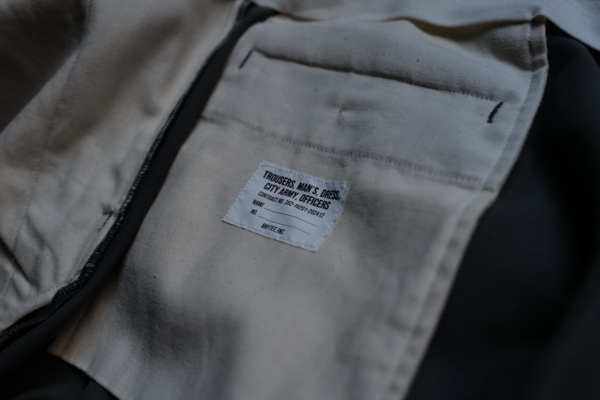 anytee classics] Officer Pants_Military Gray |