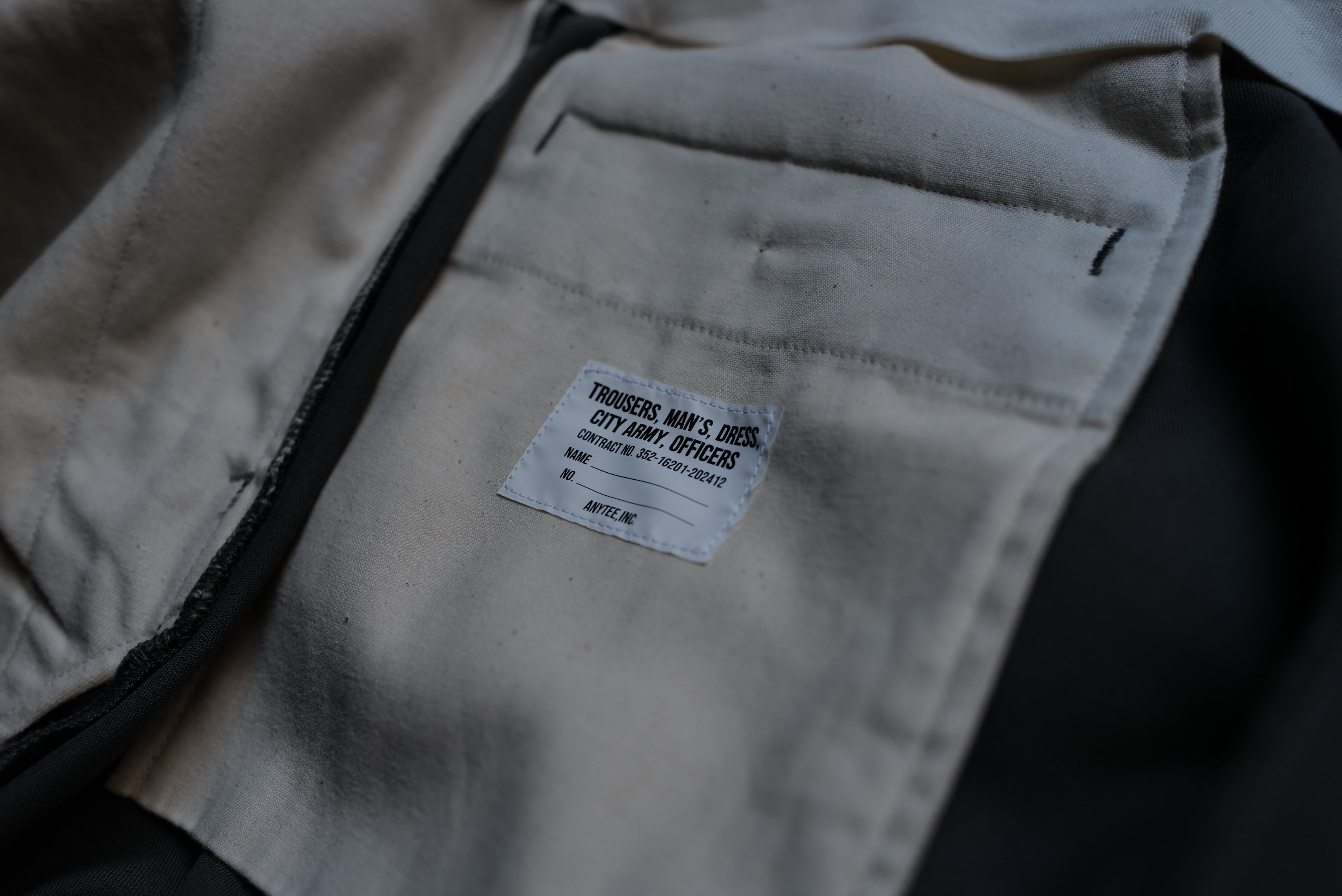 anytee classics] Officer Pants_Military Gray |