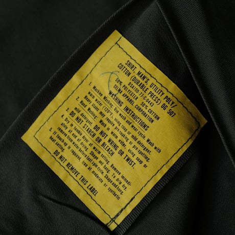 ［16 1/2 XL fit］USARMY Olive Green "BIG" Shirt_deadstock_no.4