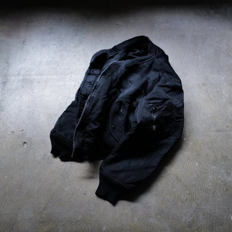 "Super Black" Shrink MA-1_Black Rib_no.2