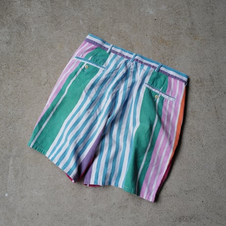 [W34] USA POLO SHORTS 2tuck_80-90s vintage