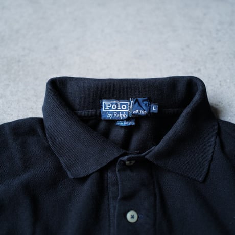 ［L］POLO SHIRT_MADE IN USA_80-90s vintage_no.10