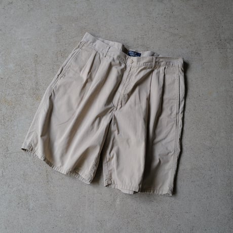 [W36] POLO CHINO SHORTS 2tuck_90s vintage
