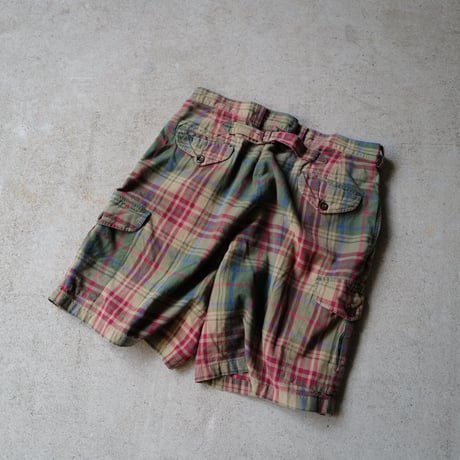 [W36] POLO  CARGO SHORTS 2tuck_80-90s vintage